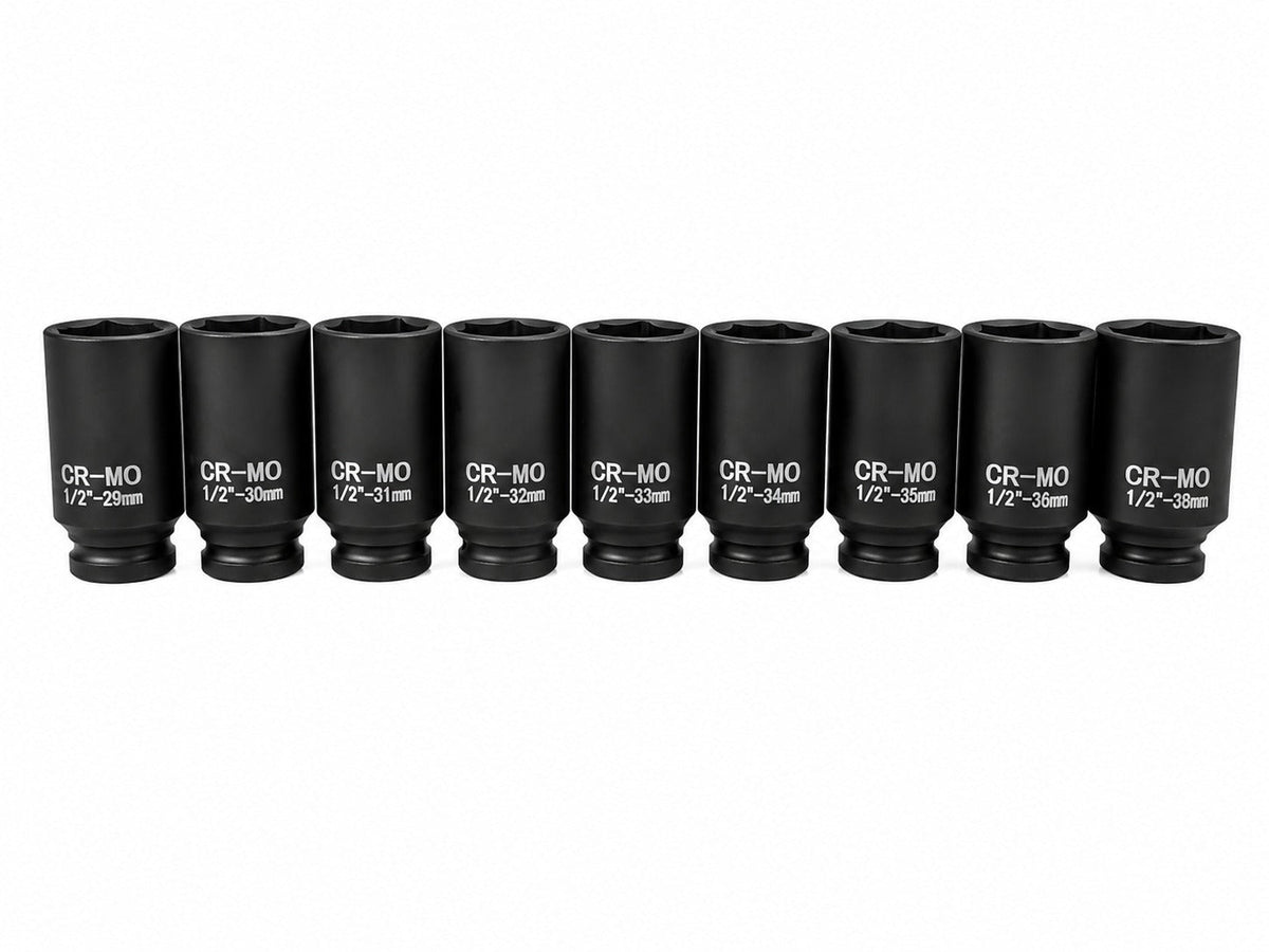 Σετ Καρυδάκια Impact Κρουστικά 1/2" 29-38mm 9Τμχ PSA VAG BMW GEBO TOOLS