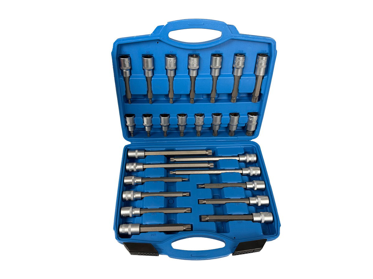 Συλλογή-Σετ Μύτες XZN M SPLINE 1/2" 26Τμχ GEBO TOOLS