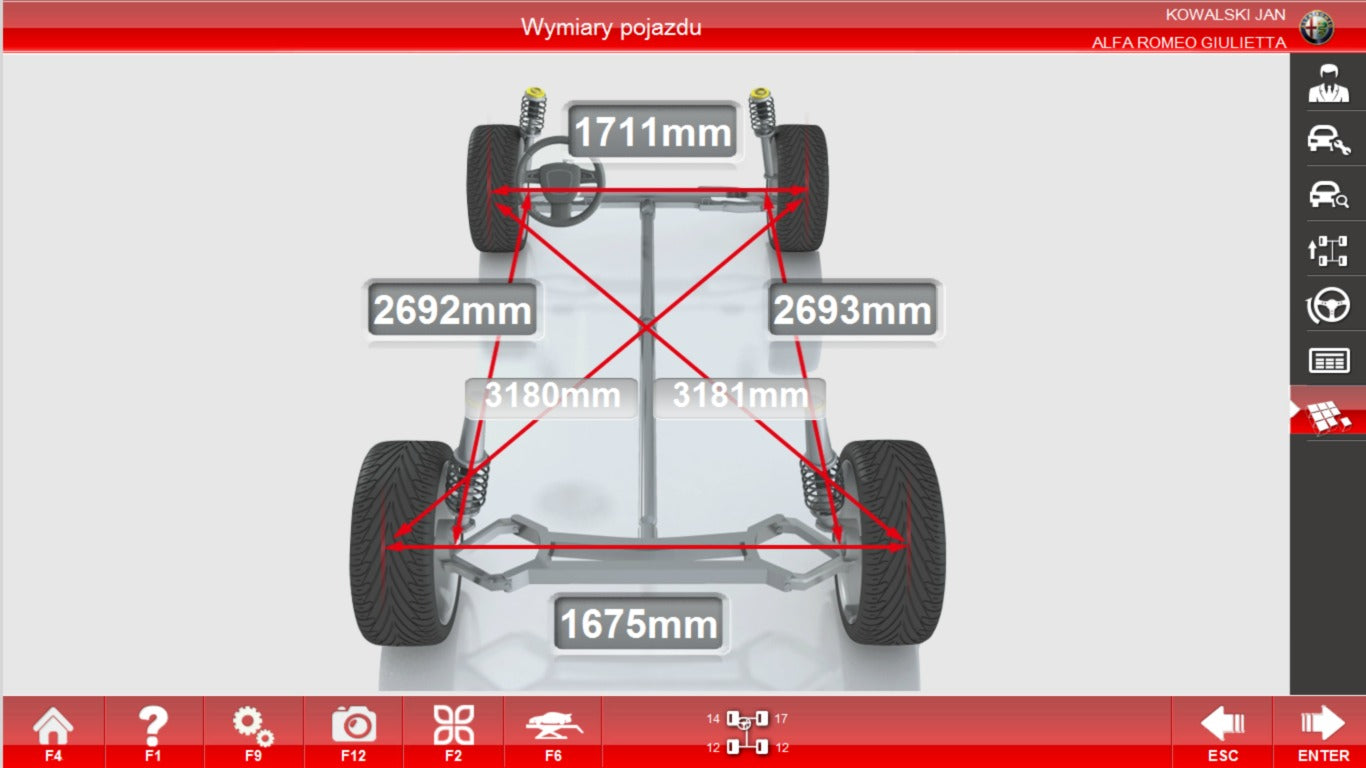 Σύστημα Ευθυγράμμισης Τροχών 3D INVENTO S400