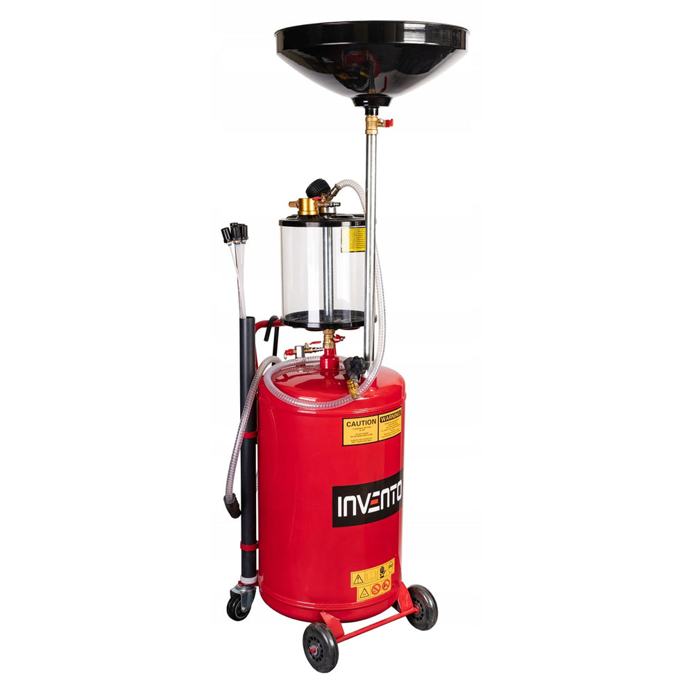 Λαδιέρα Αέρος Με Αναρρόφηση 80L INVENTO