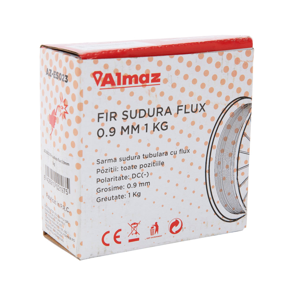 Σύρμα Ηλεκτροκόλλησης-Συγκόλλησης Flux 0.9mm 1kg ALMAZ