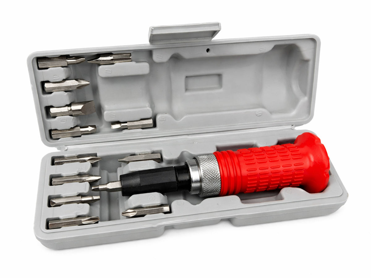 Σετ Κατσαβίδι Κρουστικό 14Τμχ GEBO TOOLS