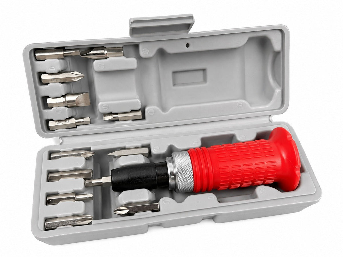 Σετ Κατσαβίδι Κρουστικό 14Τμχ GEBO TOOLS