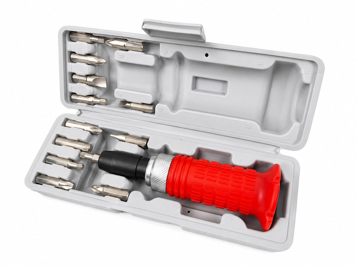 Σετ Κατσαβίδι Κρουστικό 14Τμχ GEBO TOOLS