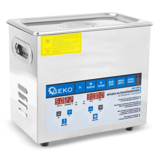 Συσκευή Καθαρισμού Με Υπερήχους 3L 120w GEKO