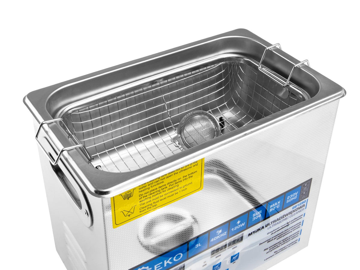 Συσκευή Καθαρισμού Με Υπερήχους 3L 120w GEKO