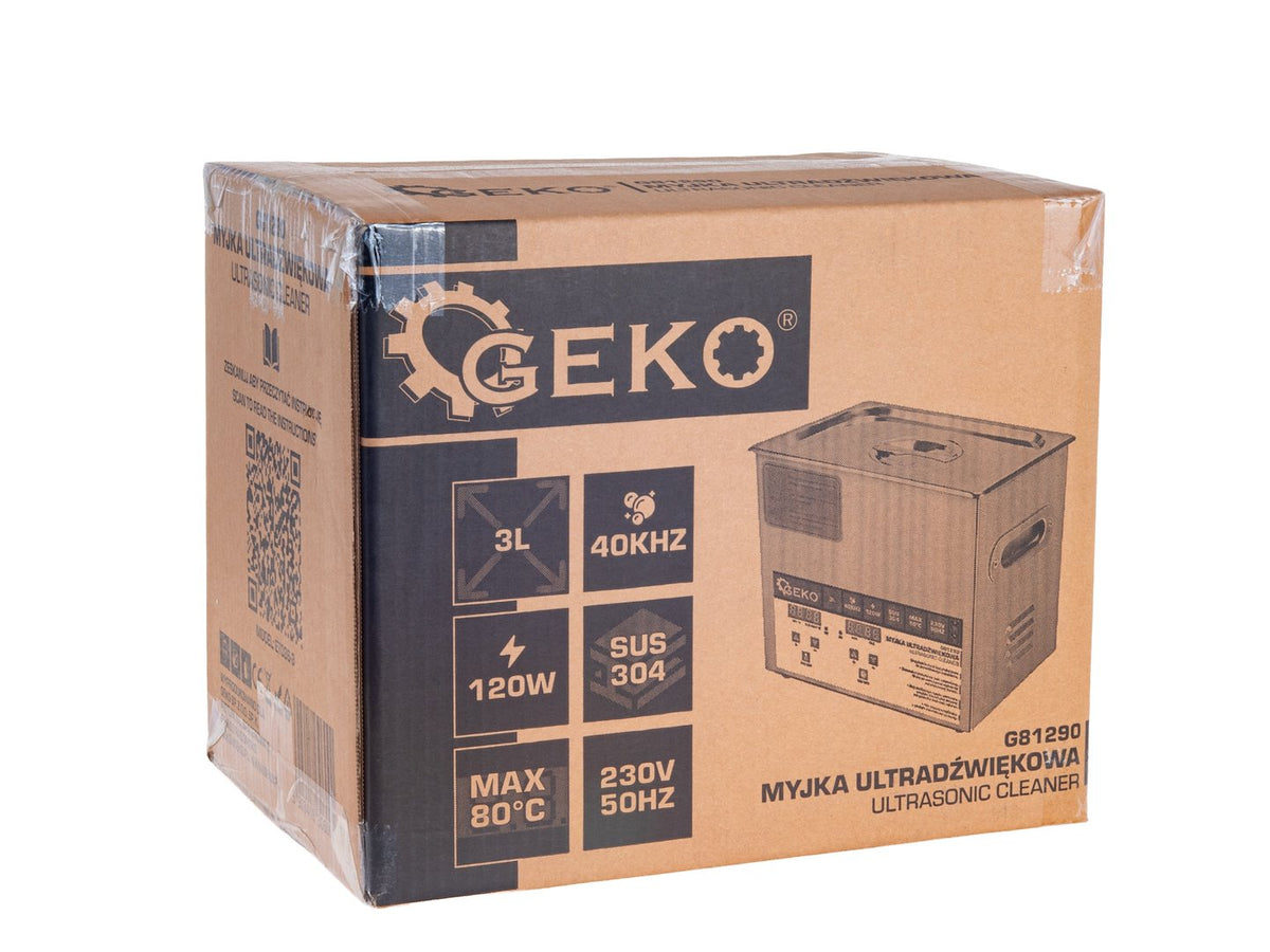 Συσκευή Καθαρισμού Με Υπερήχους 3L 120w GEKO