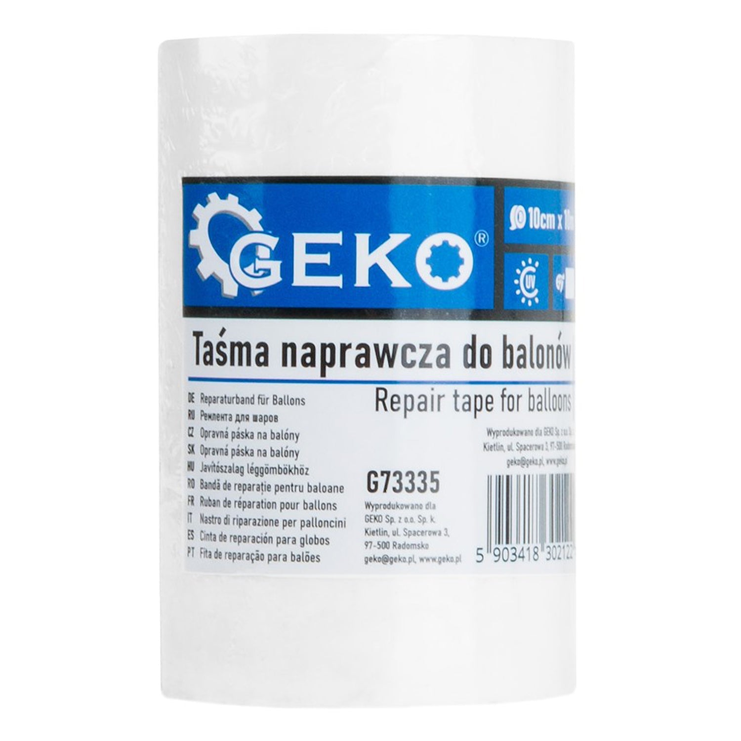 Ταινία Επισκευής Για Μπάλες Χόρτου Και Φίλμ Με Προστασία UV 10cmx10m Λευκή