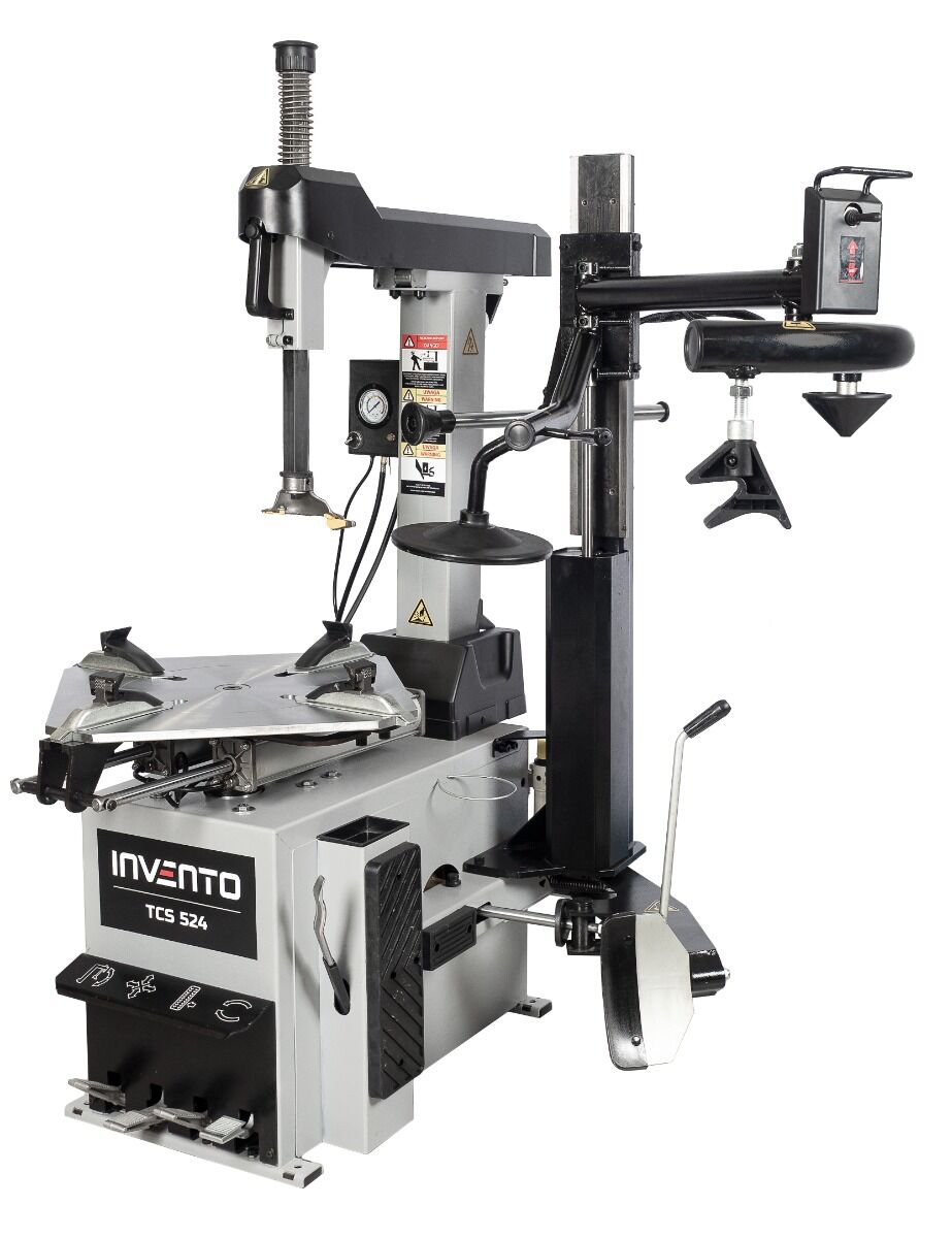 Ξεμονταριστής Ελαστικών Με Αυτόματο Βραχίονα Για Ελαστικά Runflat 24" 380V INVENTO