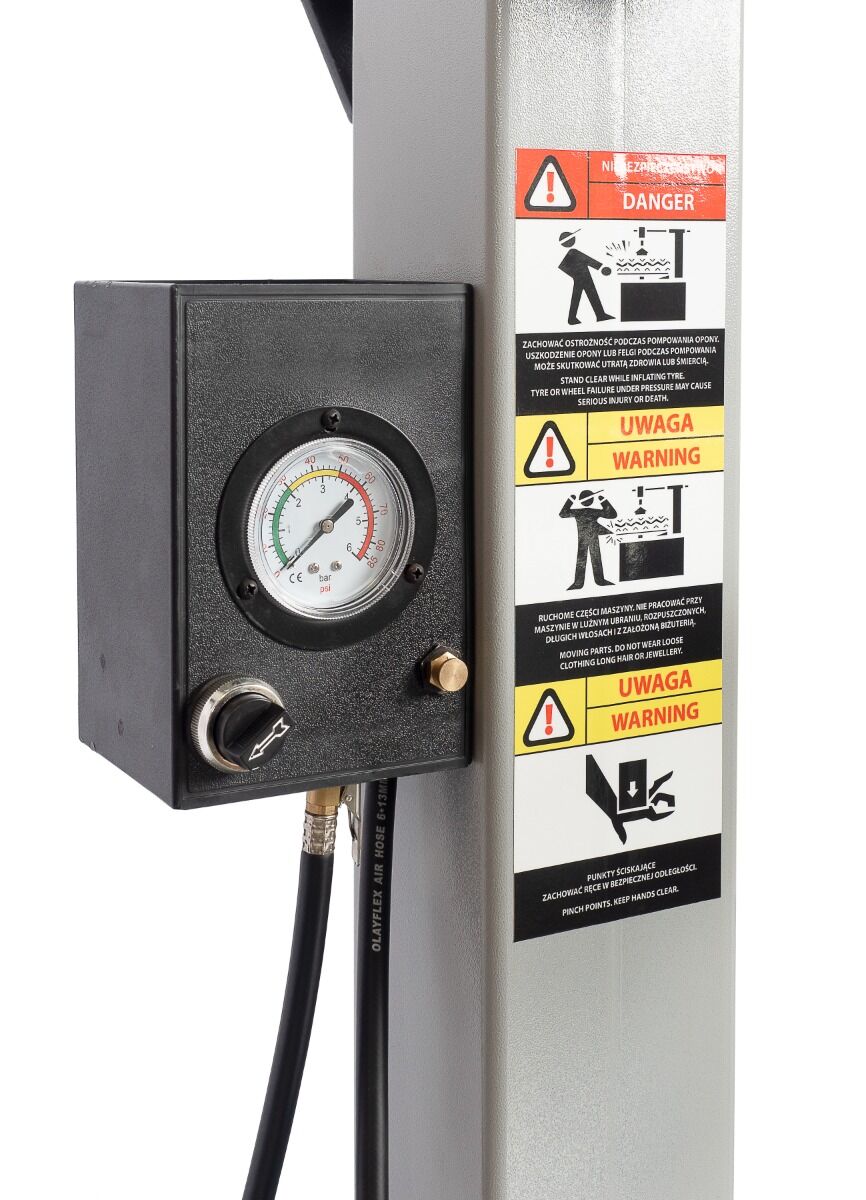 Ξεμονταριστής Ελαστικών Με Αυτόματο Βραχίονα Για Ελαστικά Runflat 24" 380V INVENTO