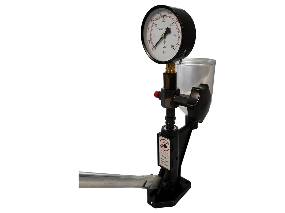 Tester Ελέγχου Πίεσης Μπεκ Πετρελαίου 600Bar GEBO TOOLS