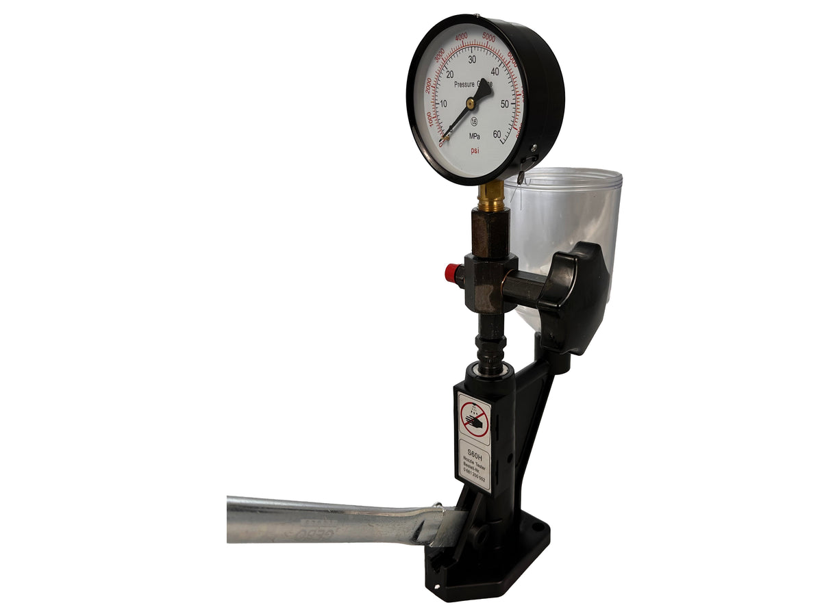 Tester Ελέγχου Πίεσης Μπεκ Πετρελαίου 600Bar GEBO TOOLS
