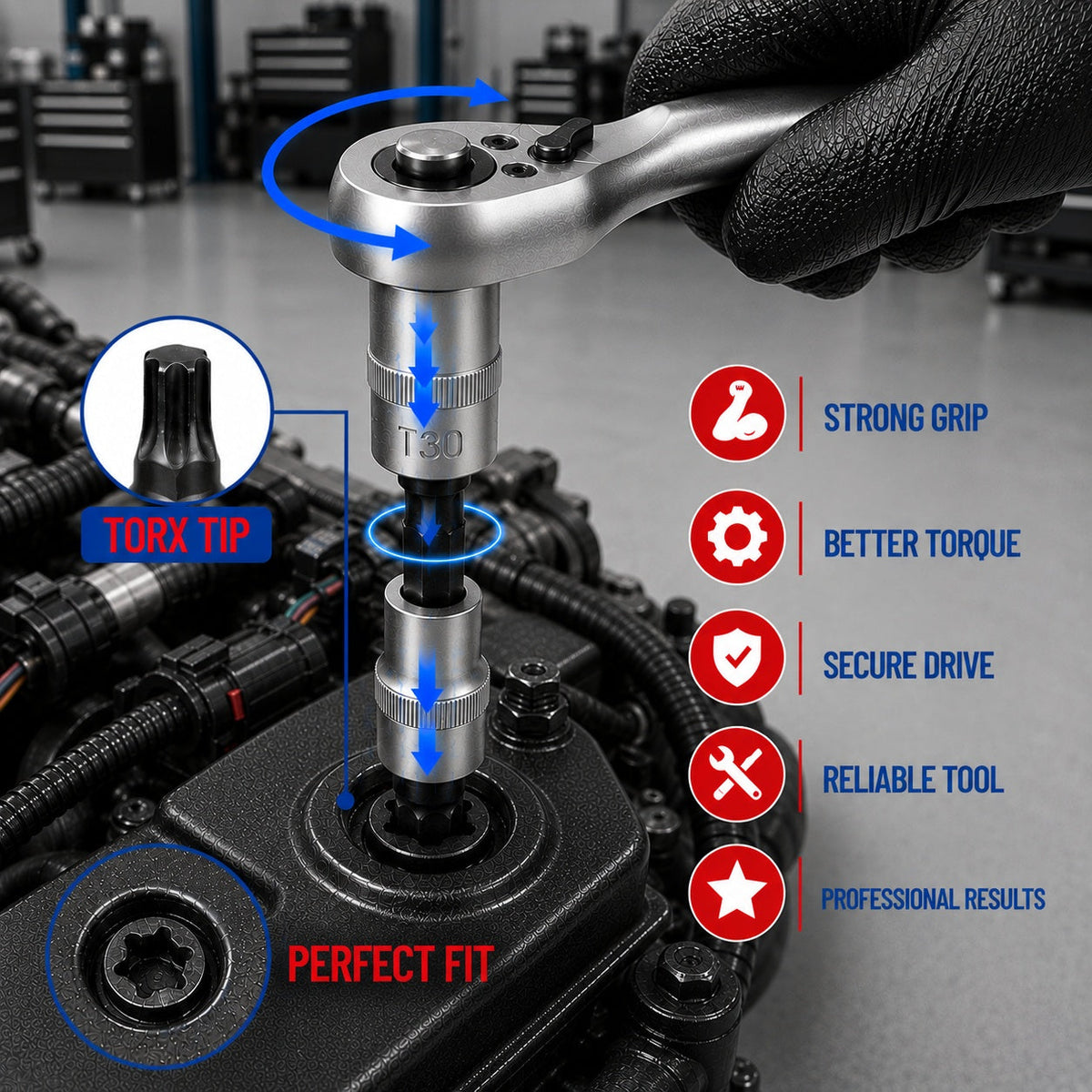 Σετ Μύτες Άλλεν-Allen T5-T22 GEBO TOOLS