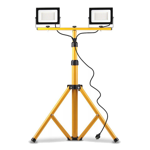Λάμπα LED SMD με Τρίποδο 2x50w 4500k