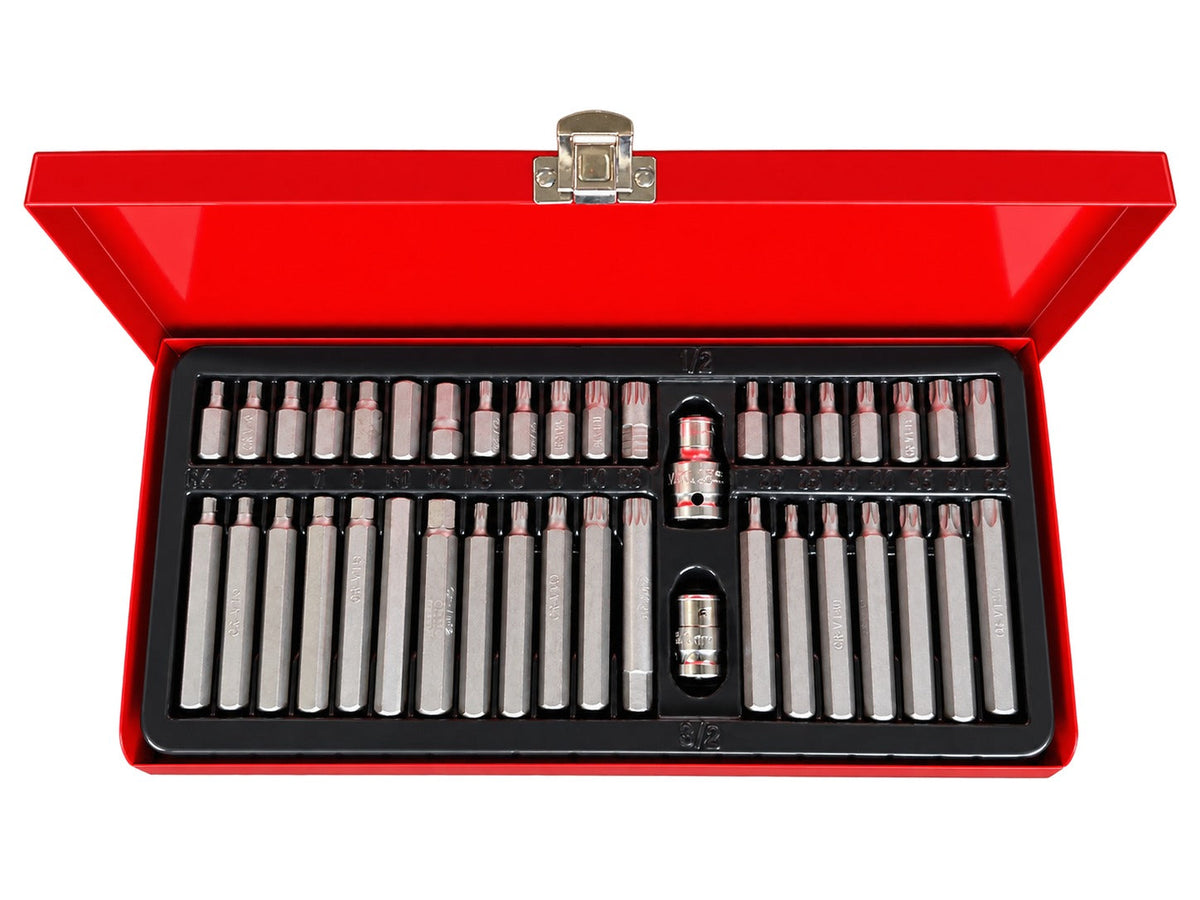 Σετ Μύτες Άλλεν Torx XZN HEX SPLINE Σε Μεταλλική Κασετίνα 40Τμχ GEBO TOOLS