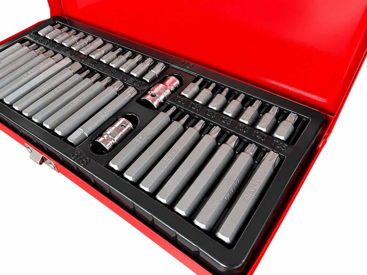 Σετ Μύτες Άλλεν Torx XZN HEX SPLINE Σε Μεταλλική Κασετίνα 40Τμχ GEBO TOOLS