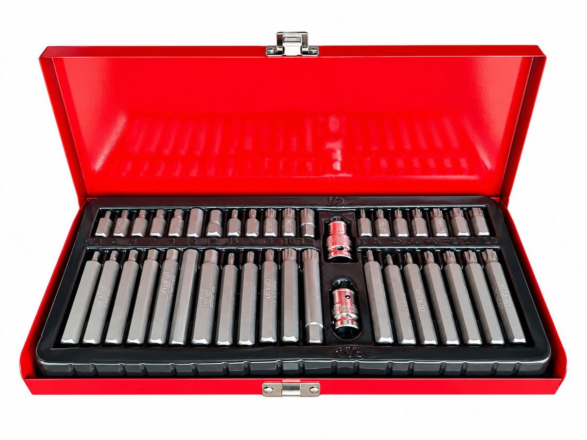 Σετ Μύτες Άλλεν Torx XZN HEX SPLINE Σε Μεταλλική Κασετίνα 40Τμχ GEBO TOOLS