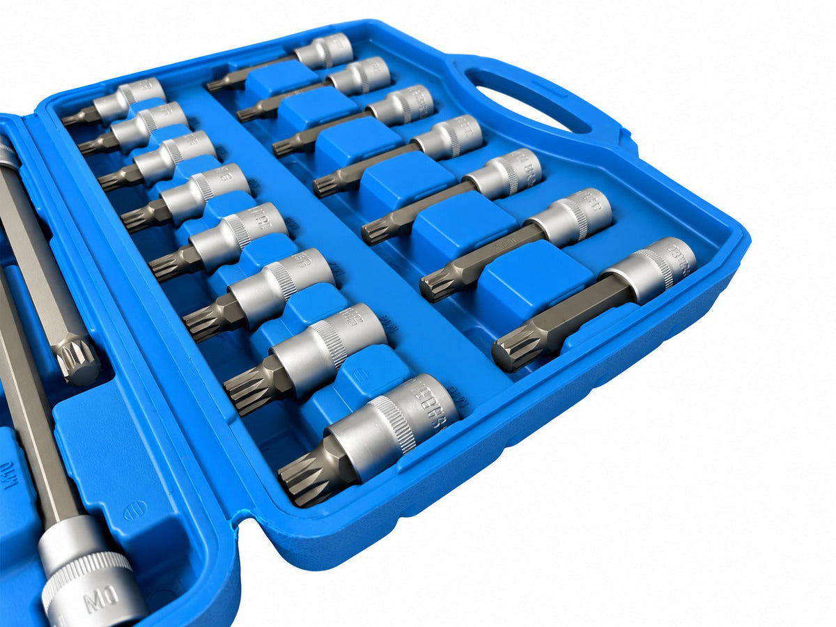 Συλλογή-Σετ Μύτες XZN M SPLINE 1/2" 26Τμχ GEBO TOOLS