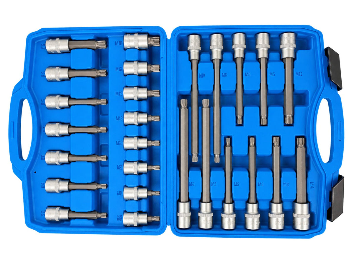 Συλλογή-Σετ Μύτες XZN M SPLINE 1/2" 26Τμχ GEBO TOOLS