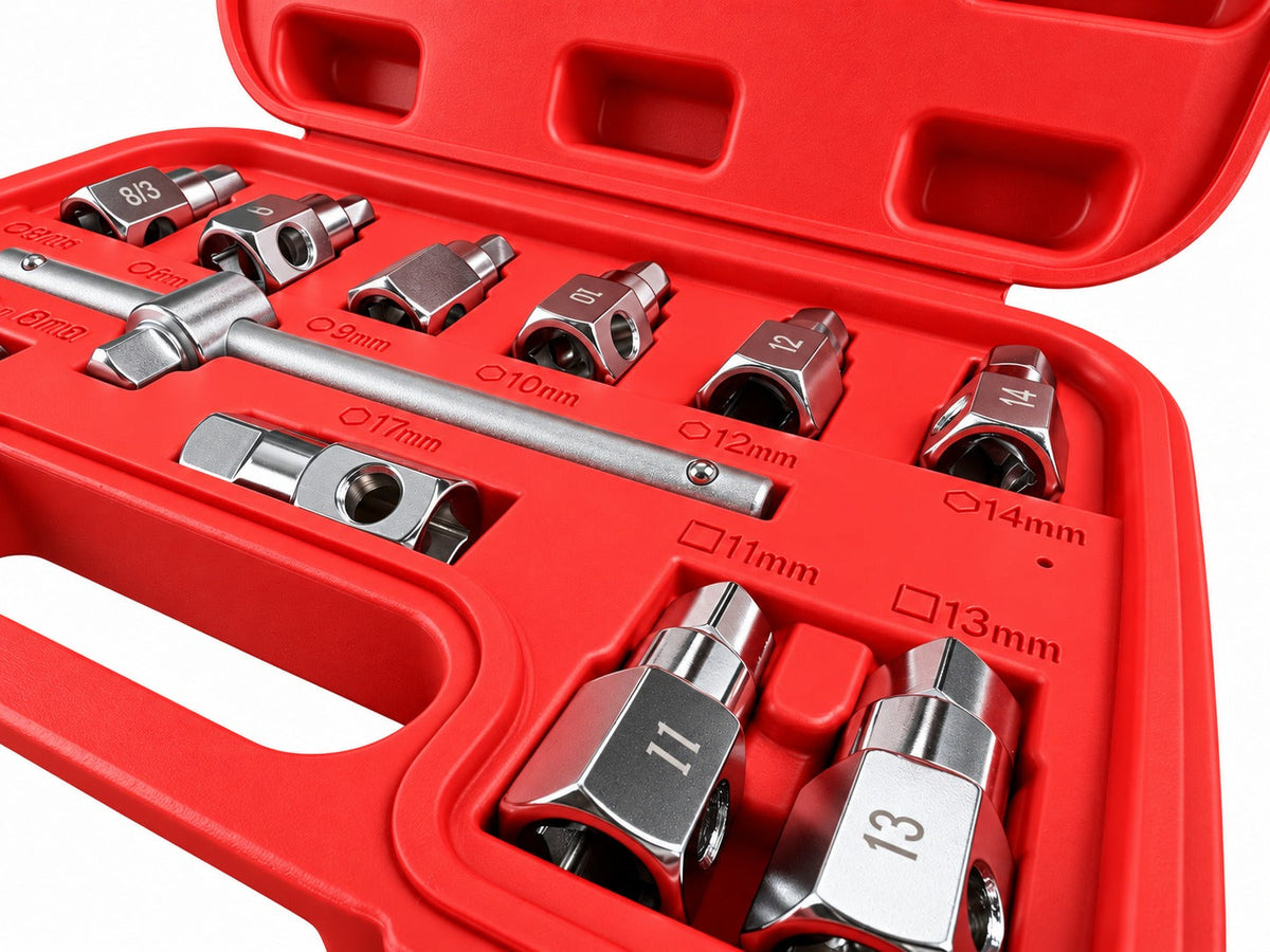 Σετ Καρυδάκια Κάρτερ Λαδιού 12 Τμχ GEBO TOOLS