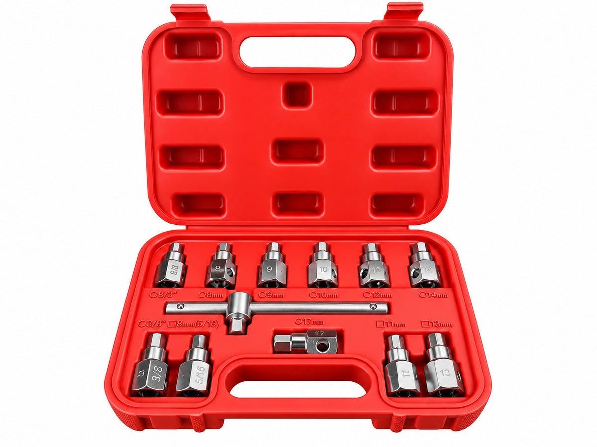 Σετ Καρυδάκια Κάρτερ Λαδιού 12 Τμχ GEBO TOOLS