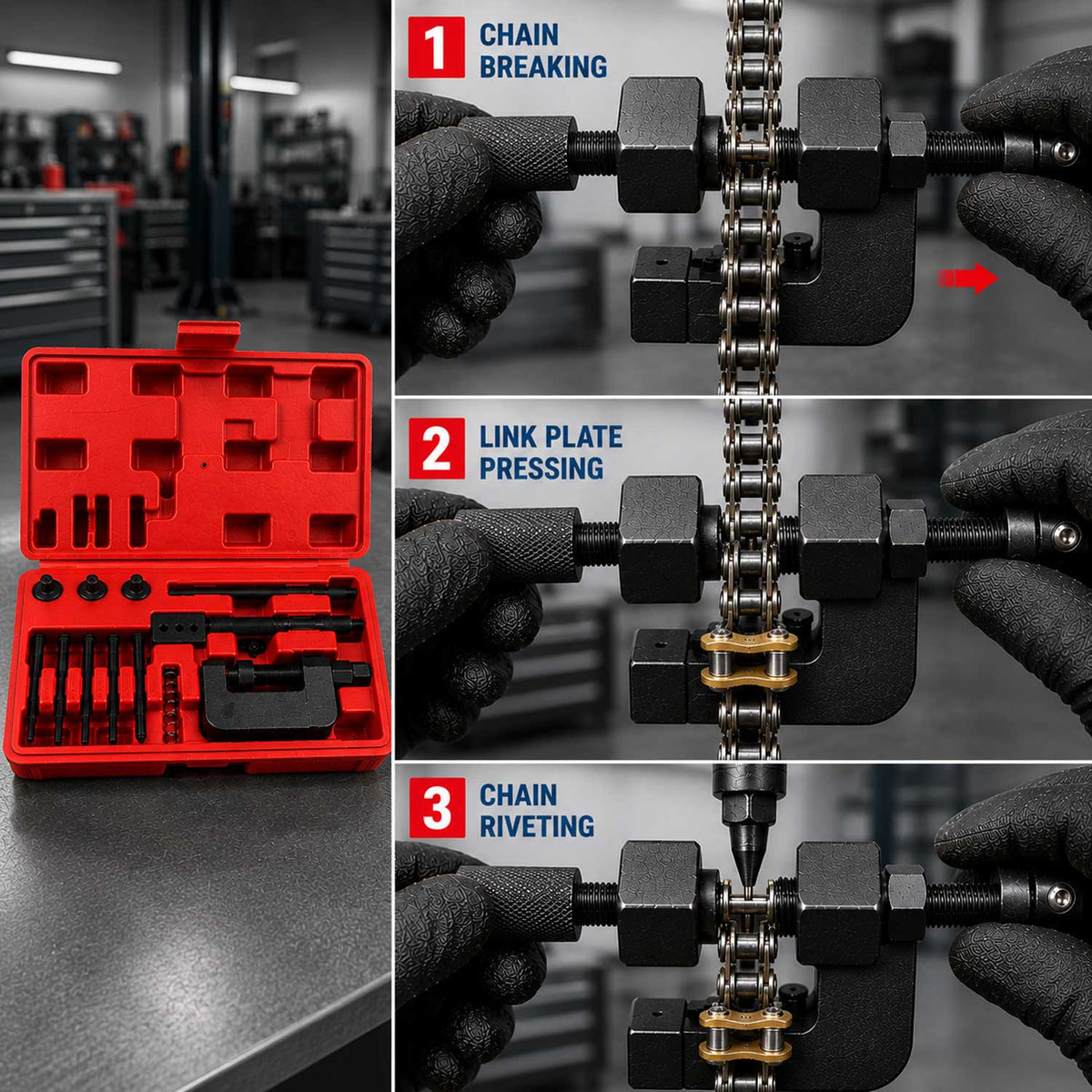Κιτ Πρέσα Επισκευής Καδένας Χρονισμού GEBO TOOLS