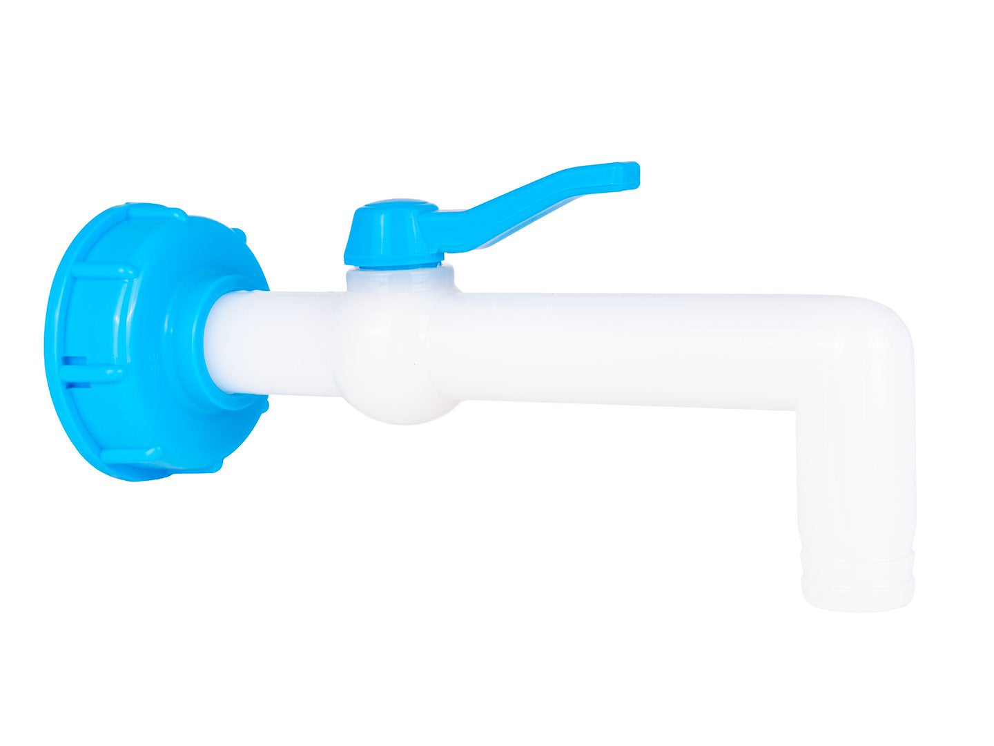 Βάνα Με Ρακόρ 25mm Στις 90° Για Δεξαμενές IBC MAUSER