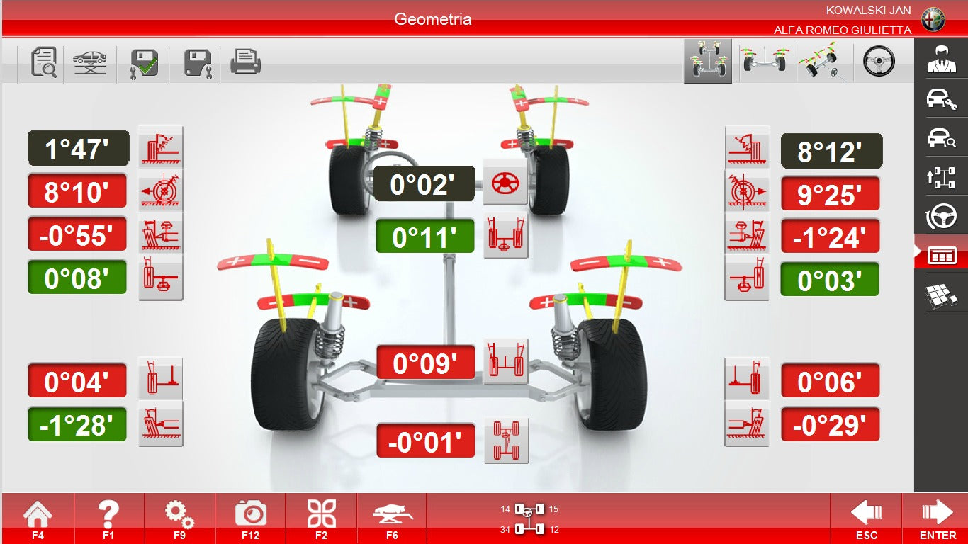 Σύστημα Ευθυγράμμισης Τροχών Αυτοκινήτου 3D
